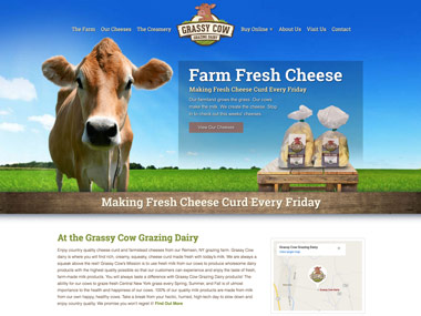 Grassy Cow Dairy Website
