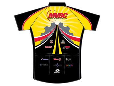 Mohawk Valley Bicycling Club Gear Jersey Back