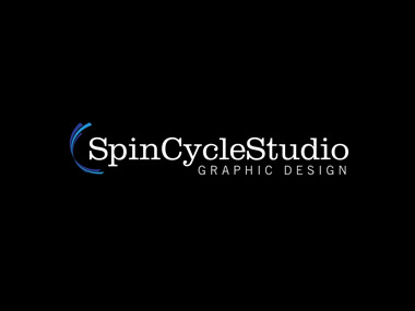 SpinCycleStudio Two Color Logo Reverse